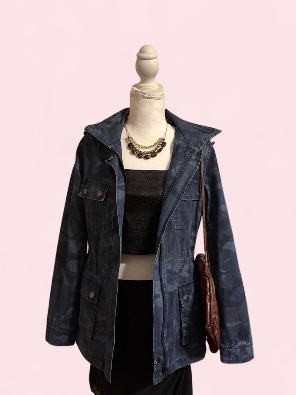 Blue Camo Utility Jacket